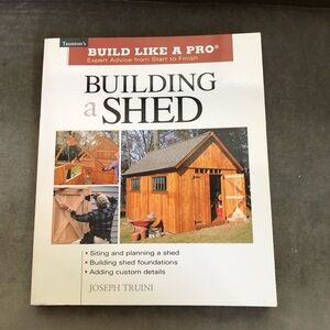 Taunt Building a Shed Book - White Cover